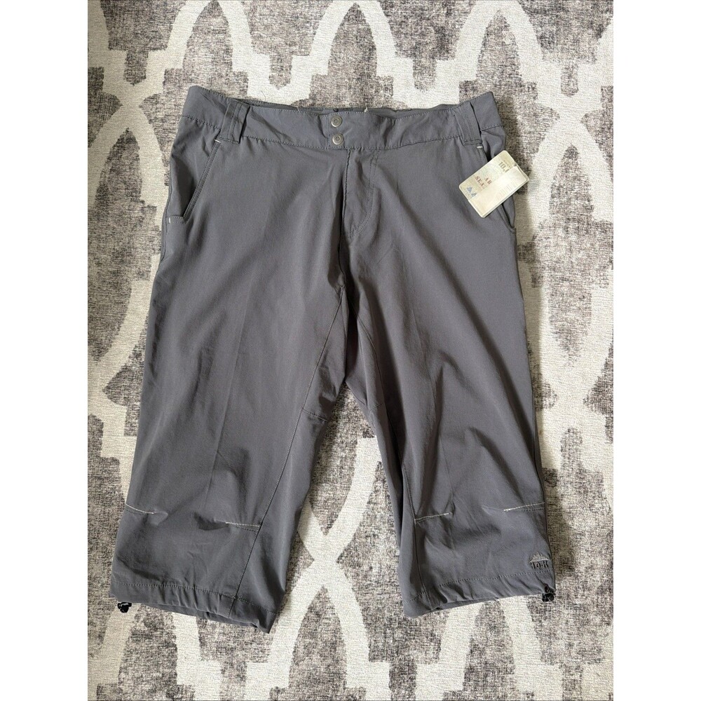 NWT 10,000 FT Above Sea Level Women’s Capri Pants Charcoal Stretch Hiking Sz 10